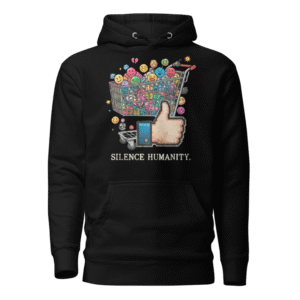 sudadera silence humanity