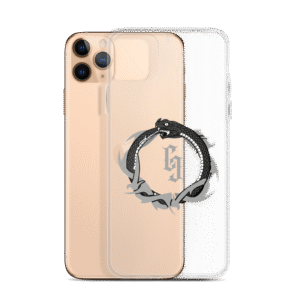 funda transparente de iphone con logotipo